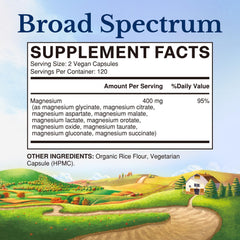 Vitalitown magnesium capsules close-up showing bioavailable forms for daily support