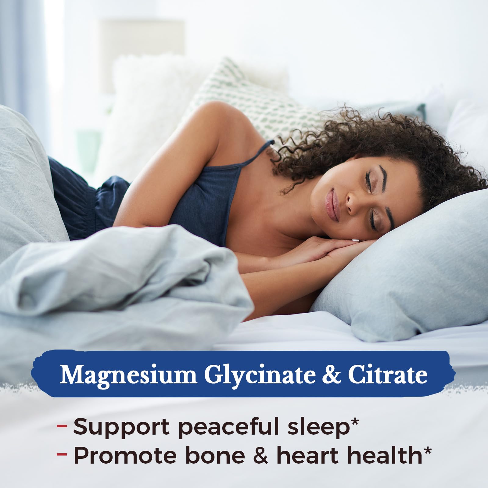 Vitalitown Magnesium Complex dosage capsules on bottle suggest convenient daily use.