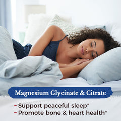 Vitalitown Magnesium Complex dosage capsules on bottle suggest convenient daily use.