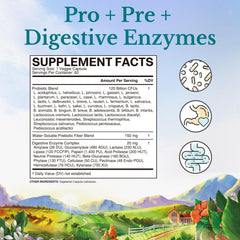 Vitalitown Probiotics capsules – close-up reveals 36 strains for diverse gut support