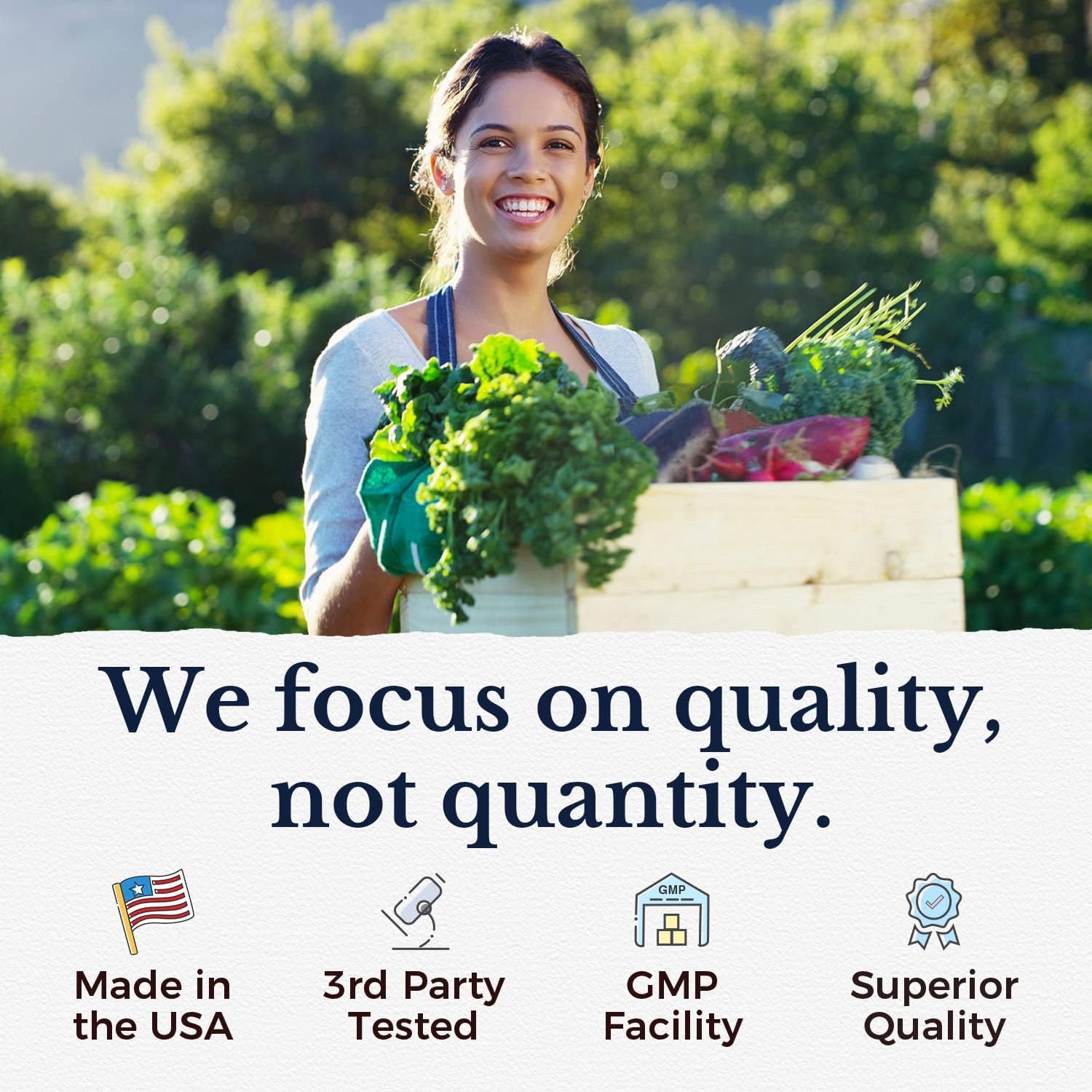 Vitalitown pruebas de plomo y oxalatos para seguridad.