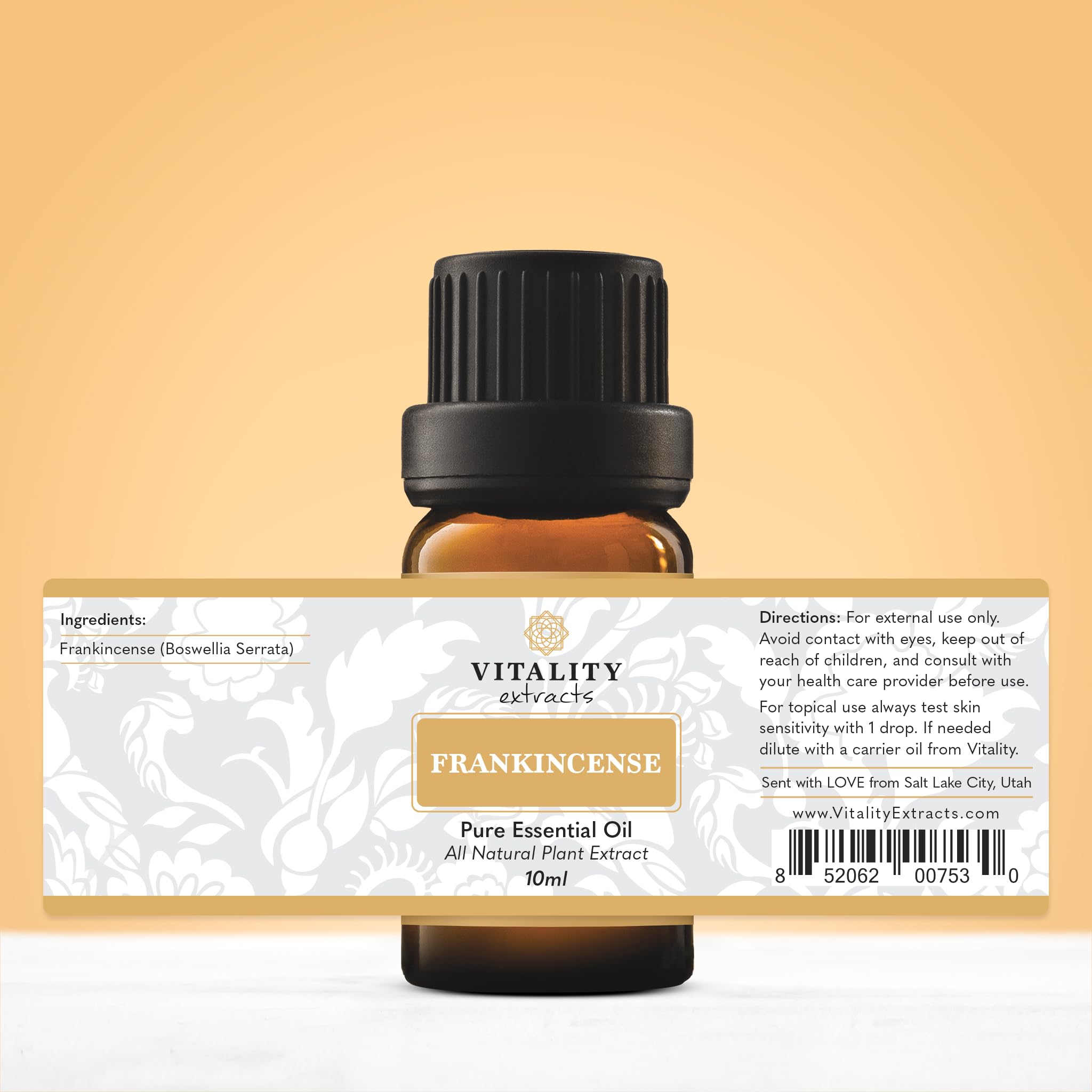 Vitality Frankincense Essential Oil applied to skin for gentle care.