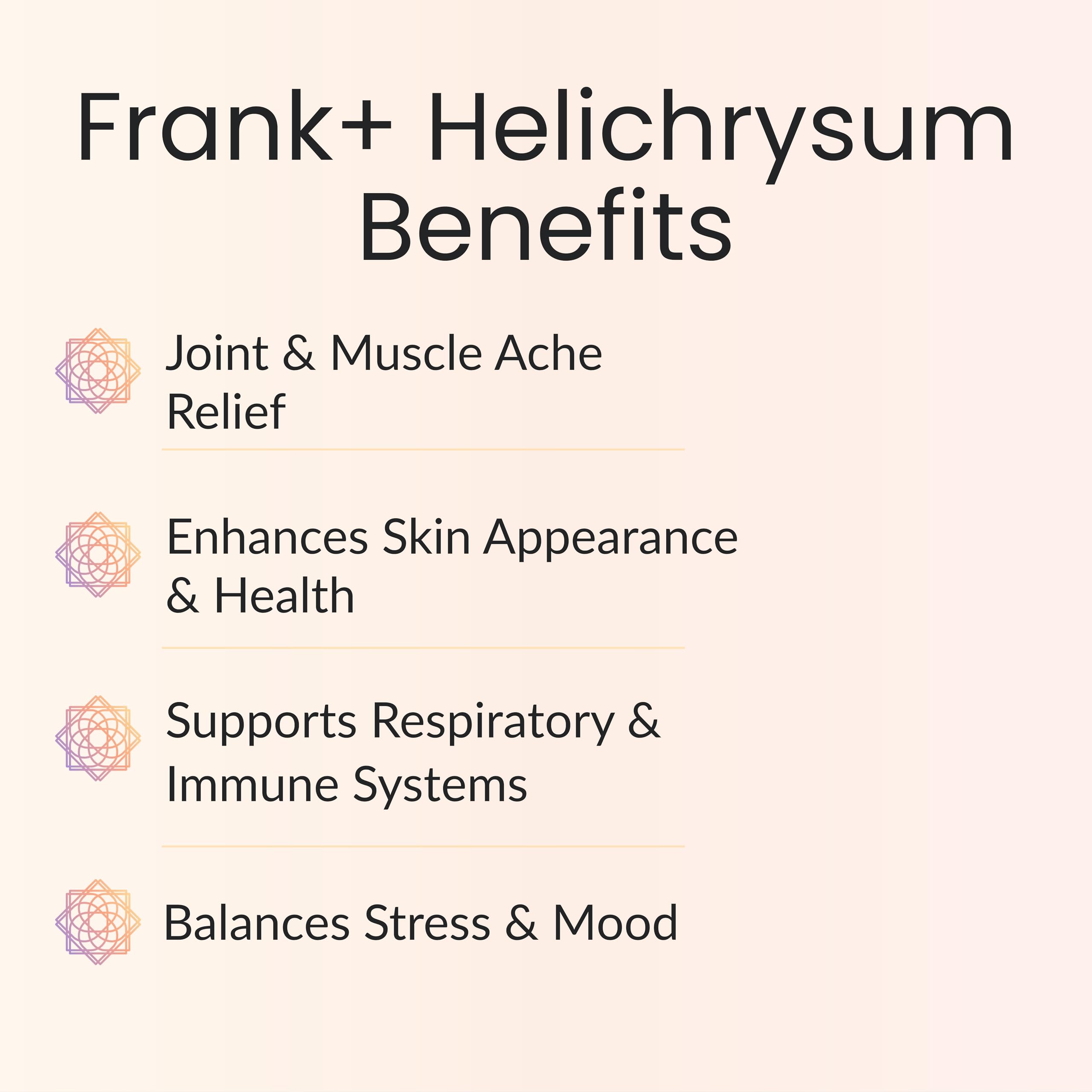 Vitality Frank+ Helichrysum aroma for calming environments and focused wellness.