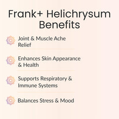 Vitality Frank+ Helichrysum aroma for calming environments and focused wellness.