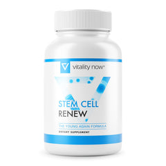 Vitality Now Stem Cell Renew bottle front view suggesting enhanced energy potential
