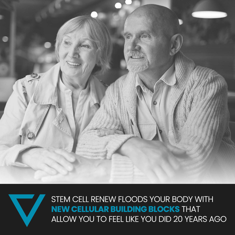 Vitality Now Stem Cell Renew scene with sunlight evokes youthful radiance