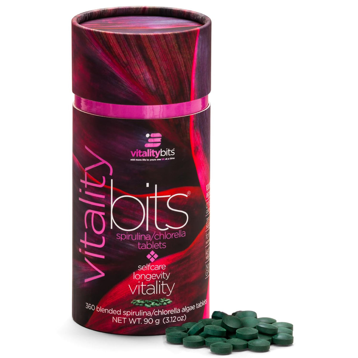 ENERGYBITS VITALITYbits bottle on kitchen counter for daily vitality.