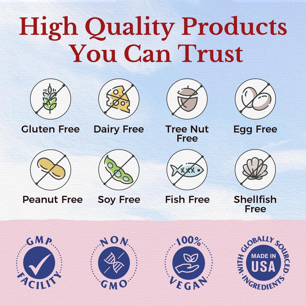 Vitalitown Magnesium Complex bottle with healthy foods hints at daily energy and balanced routine.