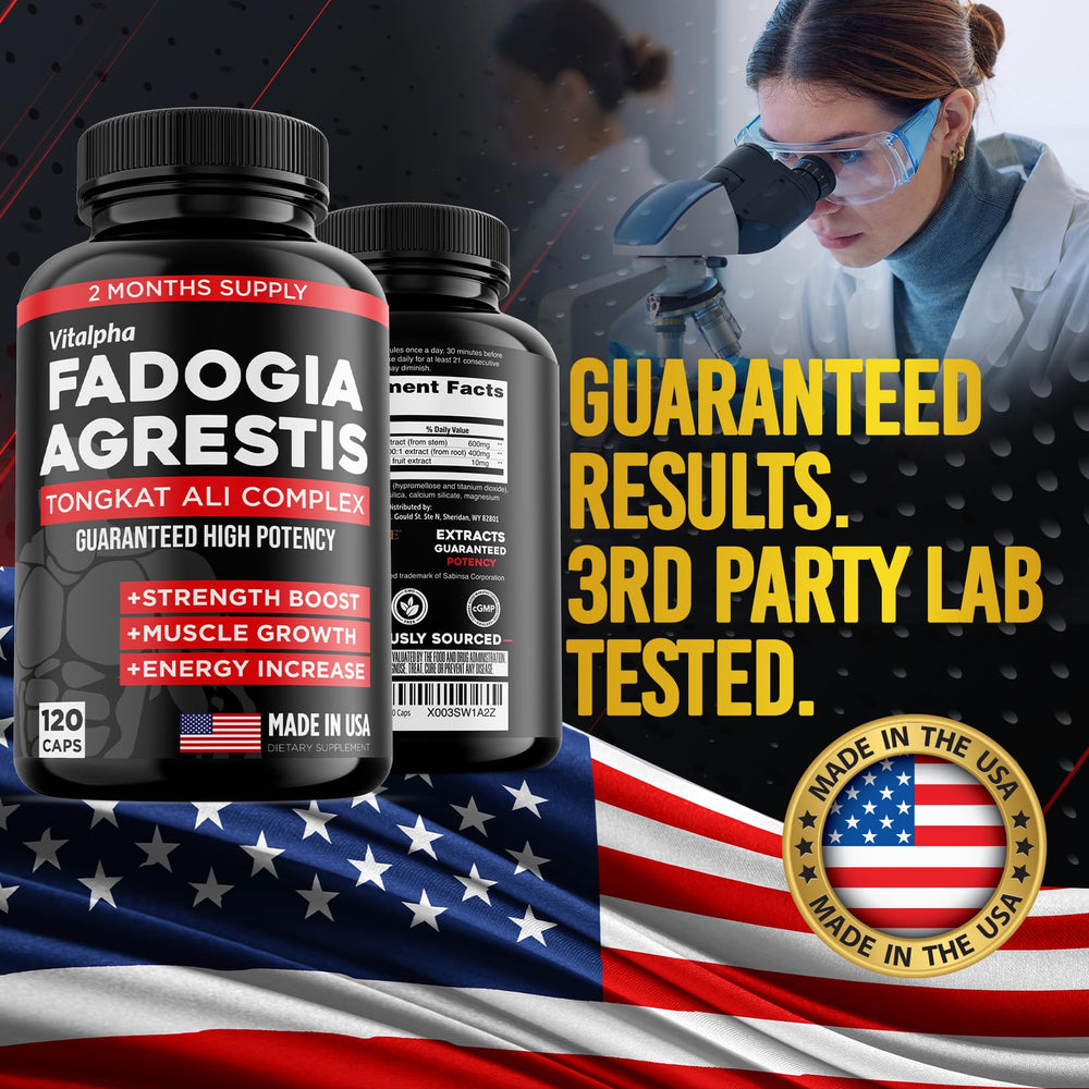 VITALPHA front packaging shot underscores USA-made production