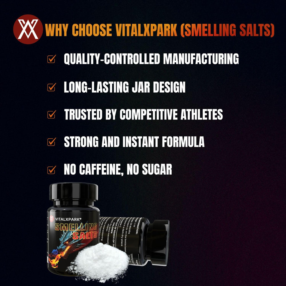 VitalXpark weightlifting-powerlifting use enables quick focus before PRs