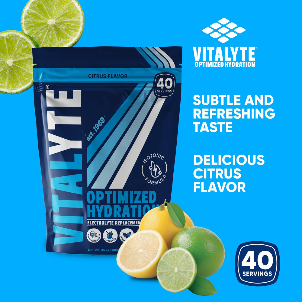 Energy-boosting Vitalyte Powder concept ready to drink