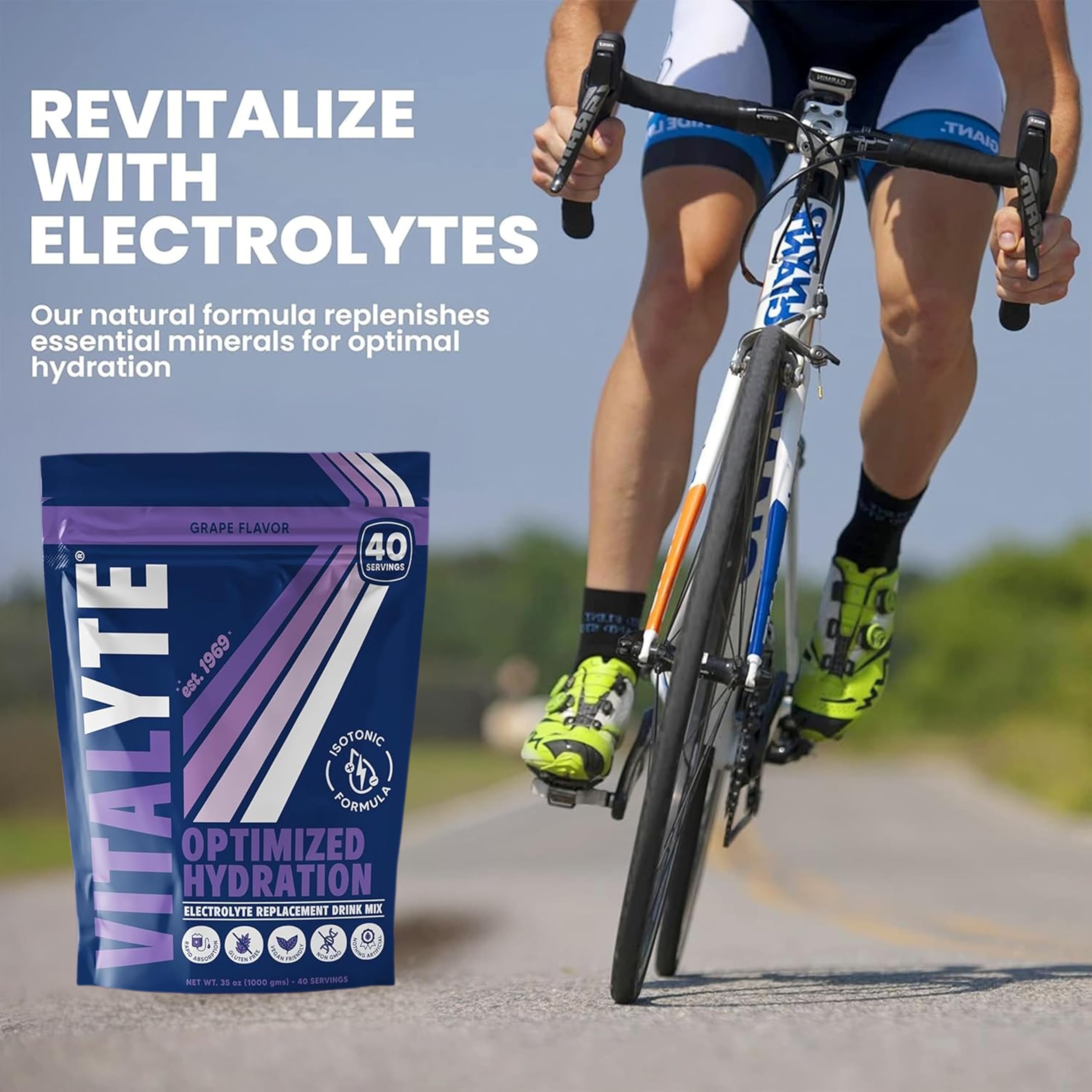 Vitalyte post-workout hydration idea shown with ready-to-drink option.