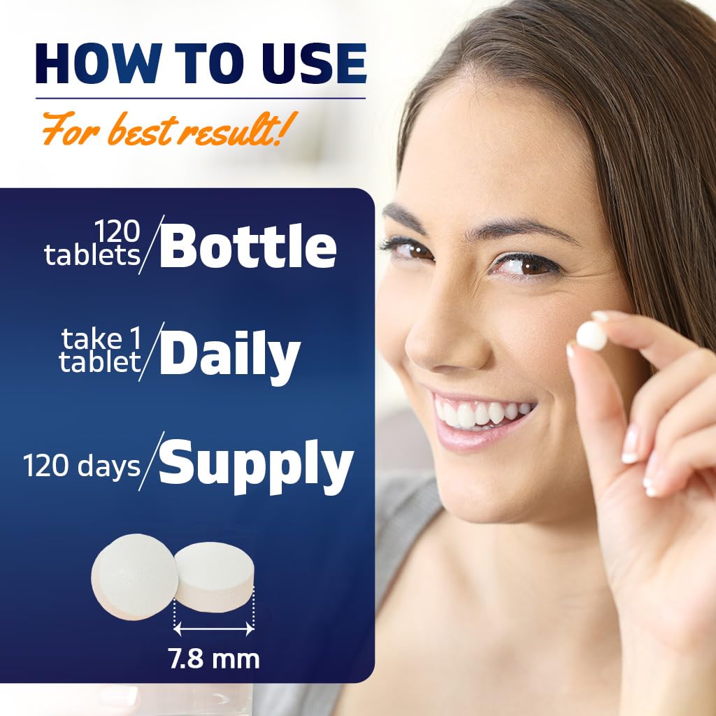 Vitamatic tablet dispense view showing convenient once-daily dosing.