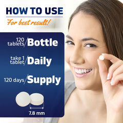 Vitamatic tablet dispense view showing convenient once-daily dosing.
