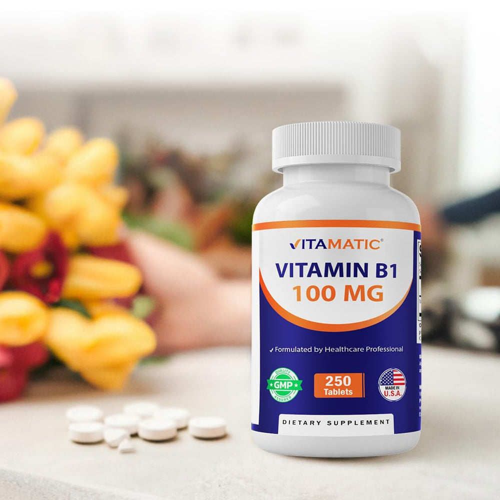Vitamatic B1 botella dosificación diaria
