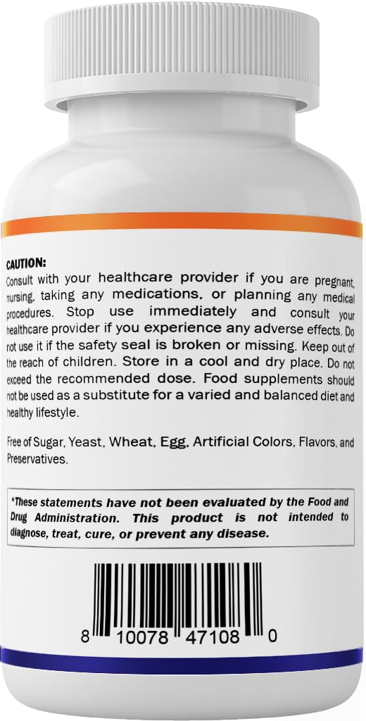 Vitamatic Benfotiamine ingredients panel close-up for transparency