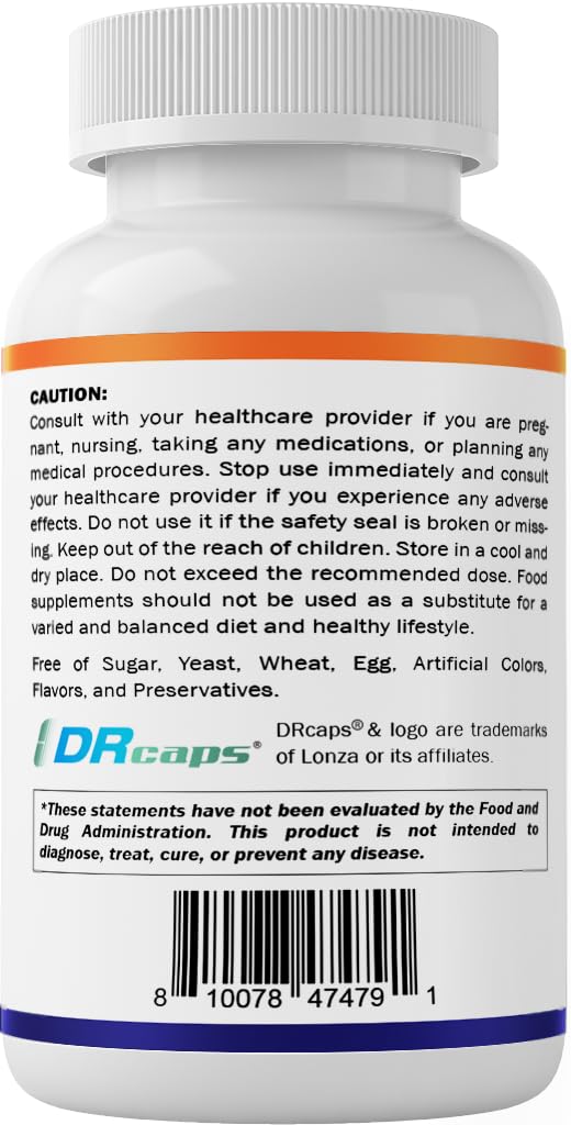 Vitamatic Bifidobacterium Longum bottle side profile shows compact design