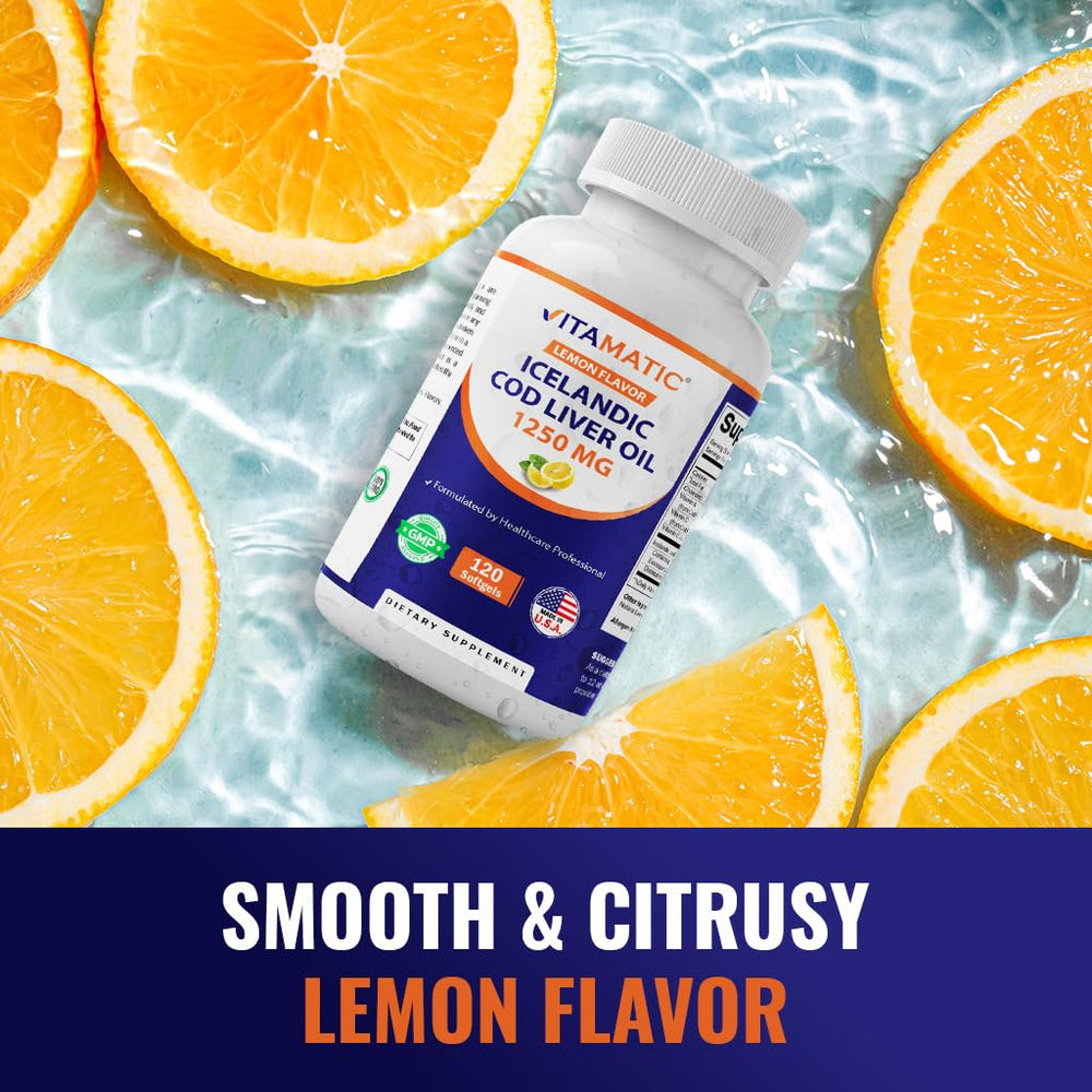 Vitamatic bottle label detail showing non-GMO and gluten-free notes