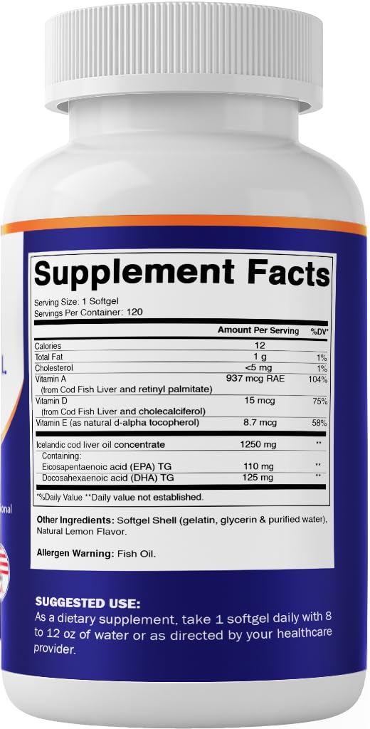 Vitamatic cod liver oil integrated into daily routine for healthy habits