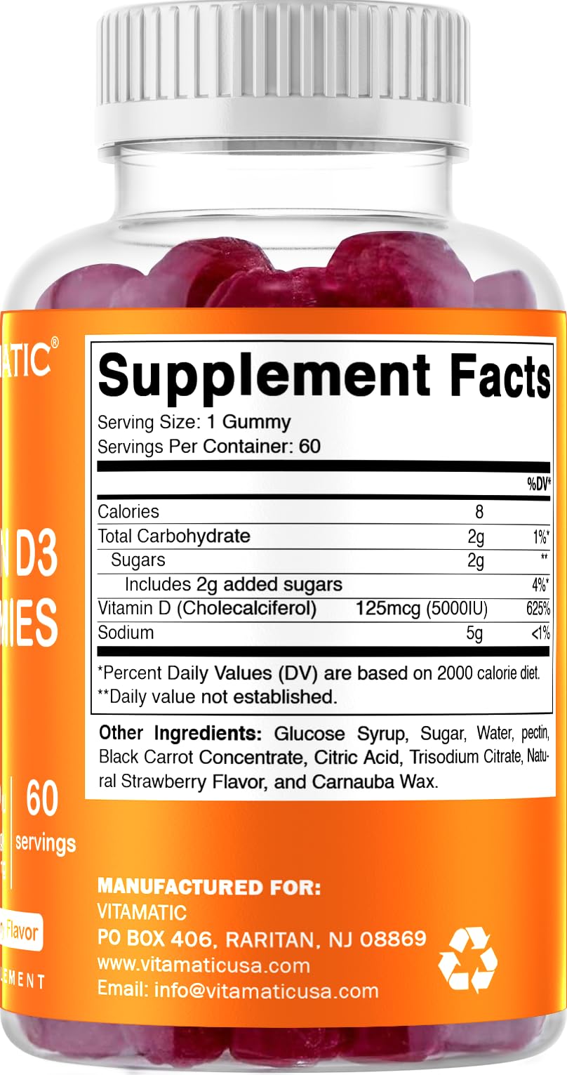 Vitamatic D3 Gummies in-use glass – convenient consumption on the go