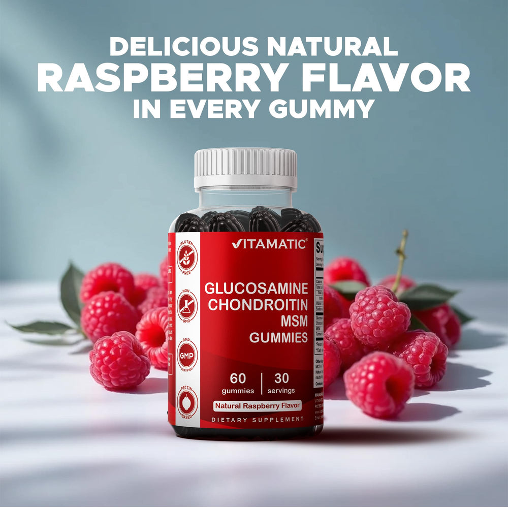 Vitamatic gummies on a desk for easy daily use.