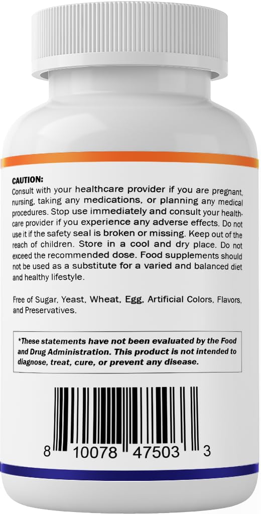 Vitamatic DGL Licorice ingredients panel close-up for transparency.