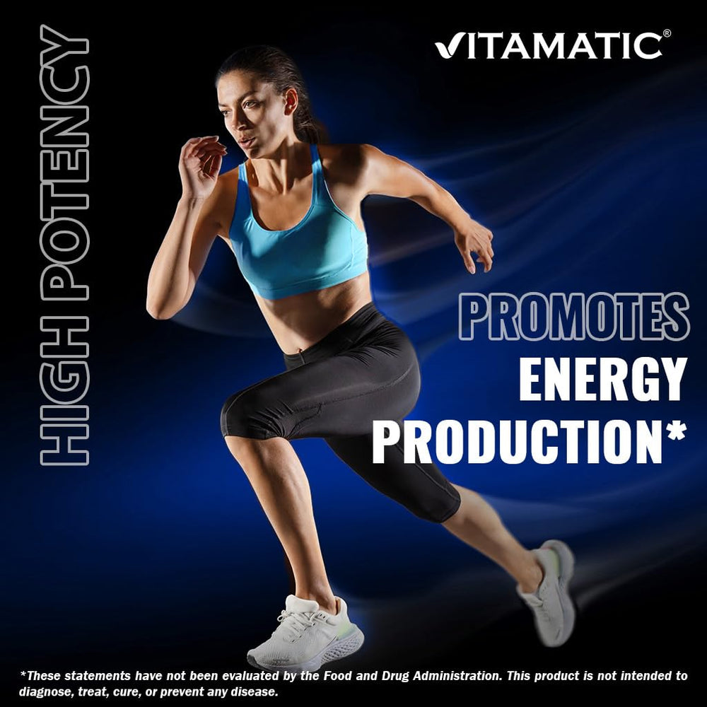 Vitamatic energy support bottle, fits into daily routine