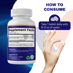 Vitamatic Gluconato Ferroso 324 mg, empaque hecho en Estados Unidos.