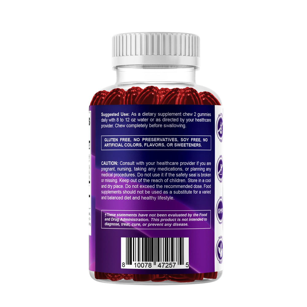 Vitamatic gluten-free label closeup for dietary inclusivity