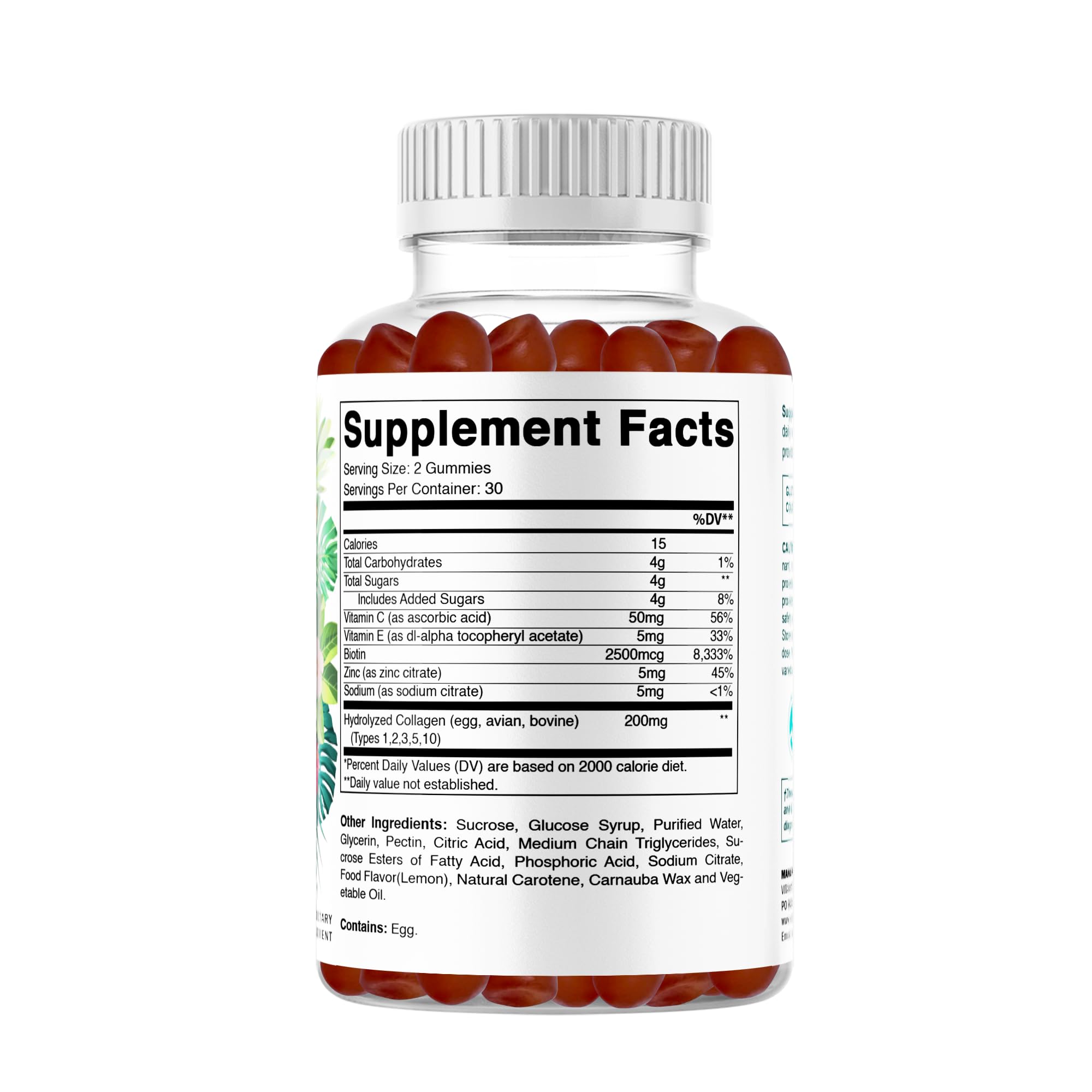 Vitamatic bottle dispensing gummy for easy daily intake.