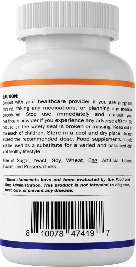 Vitamatic Hydrolyzed Keratin serving size label for clear dosage guidance