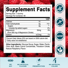 Close-up of Vitamatic Kids Gummies showing chewy texture and raspberry taste
