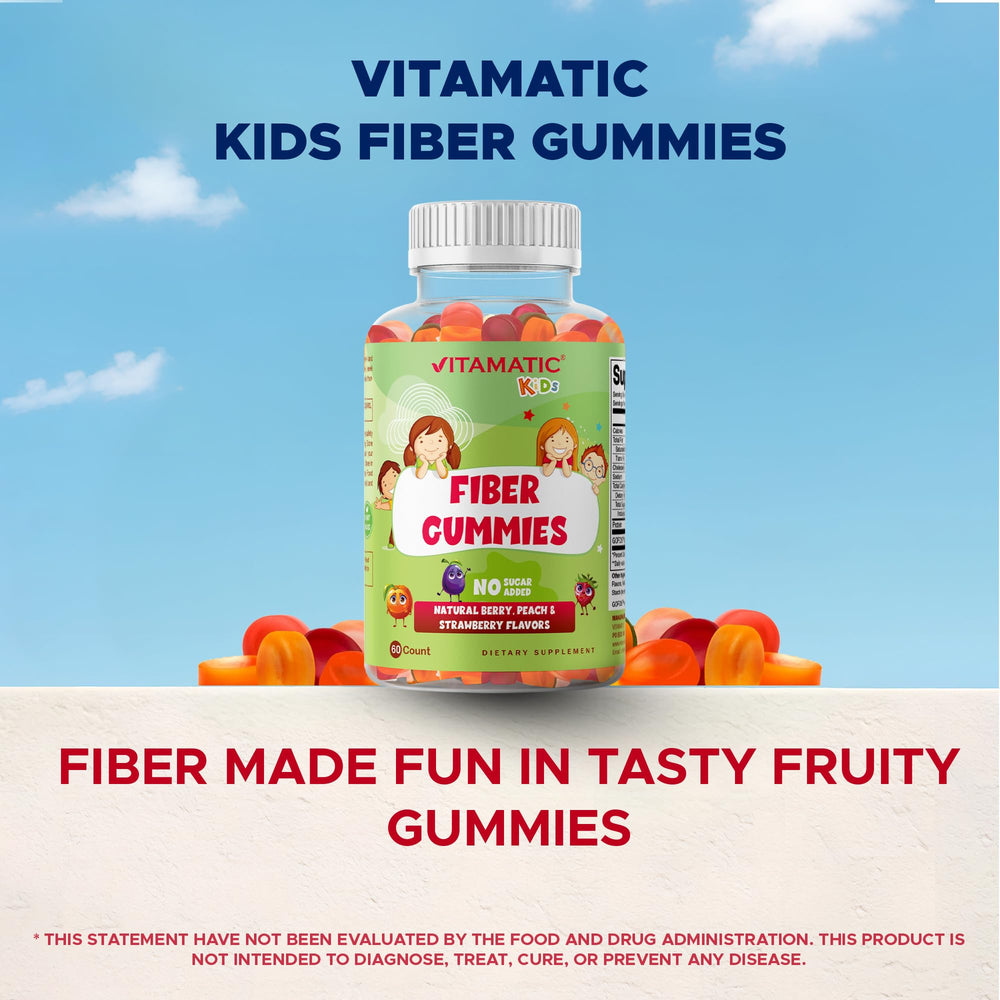 Child-friendly Vitamatic label on bottle for easy recognition