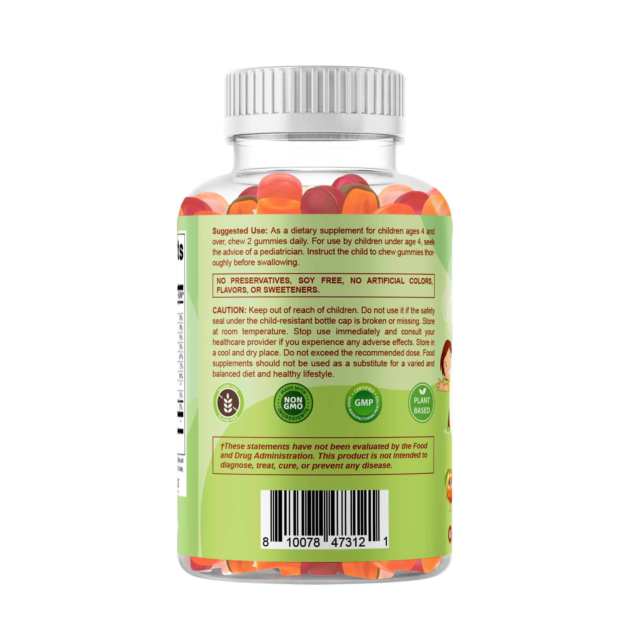 Vitamatic bottle displayed on a kid-friendly study desk