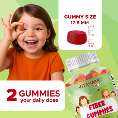 Packaging sleeve for Vitamatic Kids Prebiotic Fiber Gummies