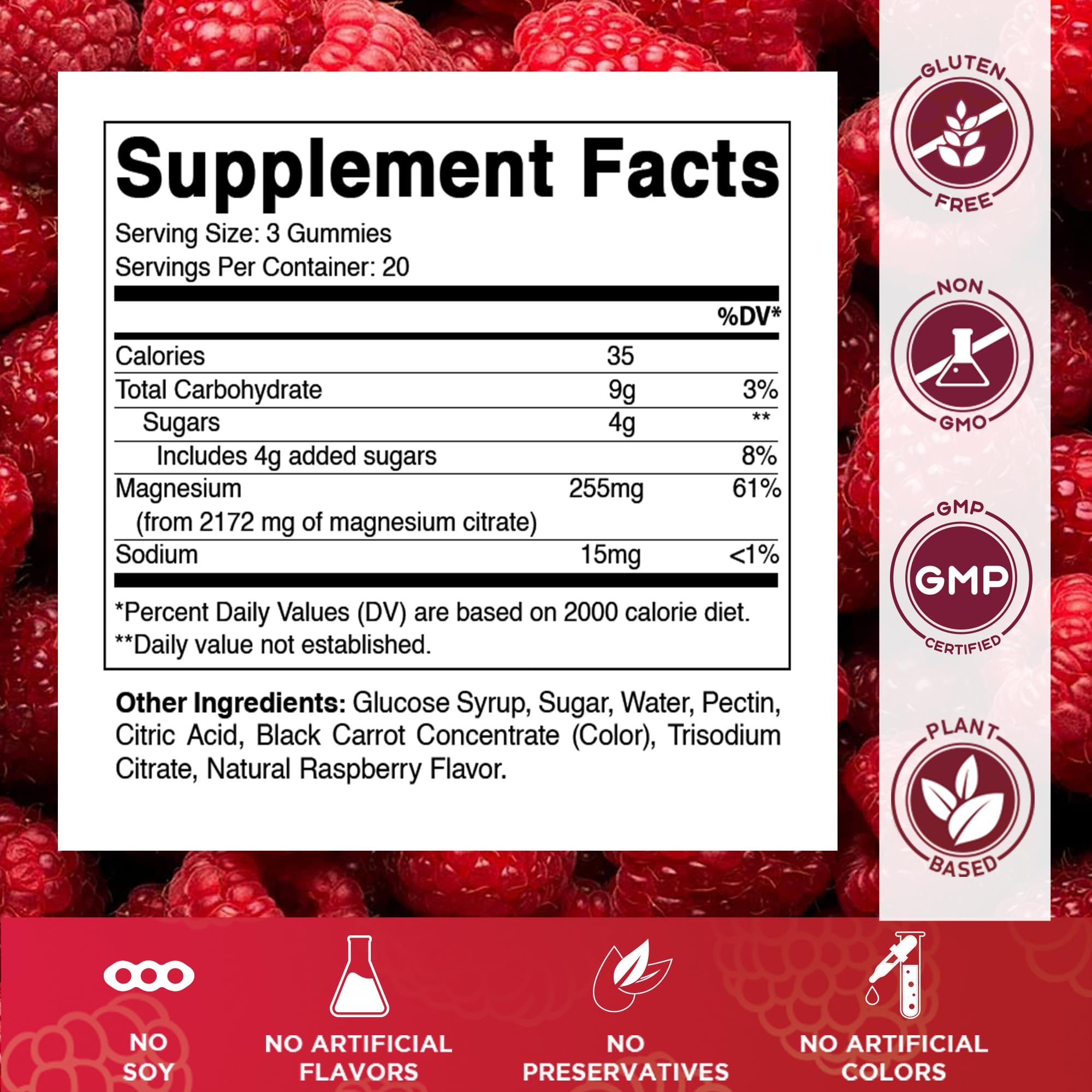 Vitamatic Magnesium Gummies soft chewy texture close-up
