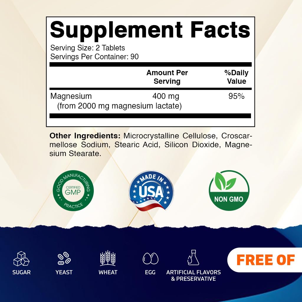 Vitamatic Magnesium Lactate tablet pour demonstrates easy daily dosing.