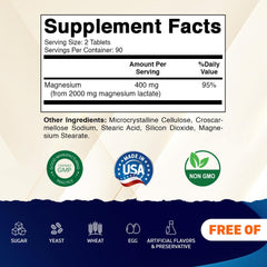Vitamatic Magnesium Lactate tablet pour demonstrates easy daily dosing.