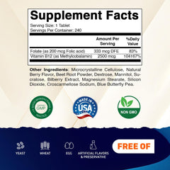 Vitamatic Methyl B12 fast-dissolve tablets for on-the-go use.