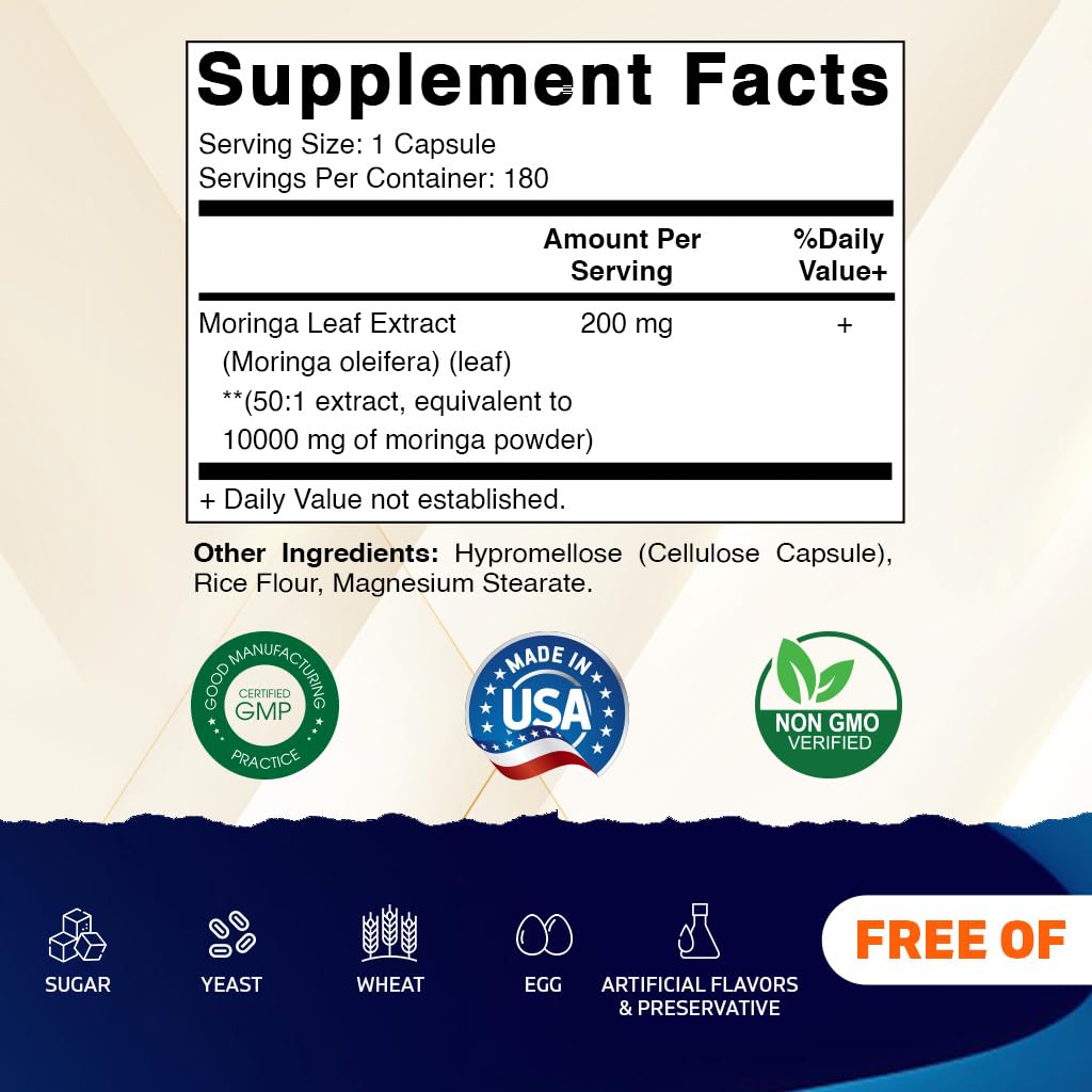 Vitamatic Moringa: botella abierta para tomar cápsulas con facilidad