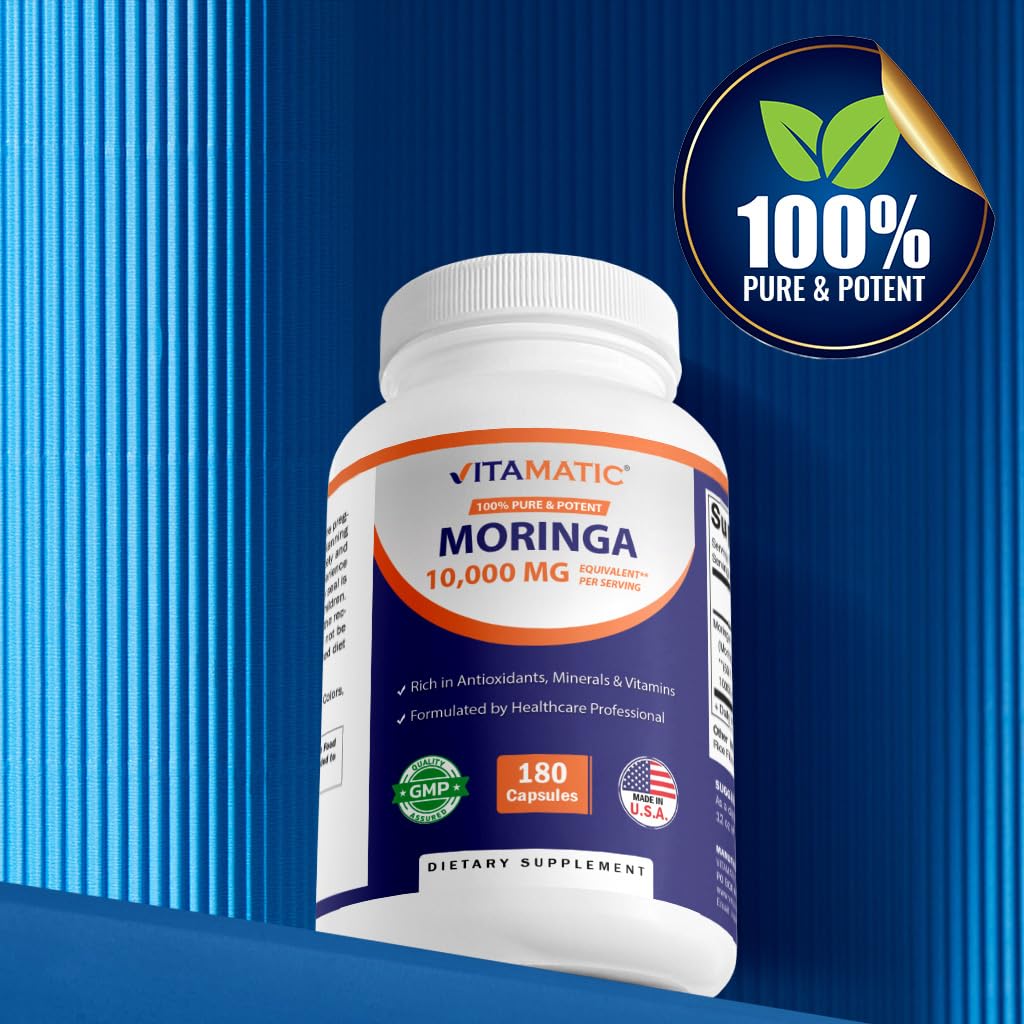 Vitamatic Moringa: pila de cápsulas para suministro prolongado