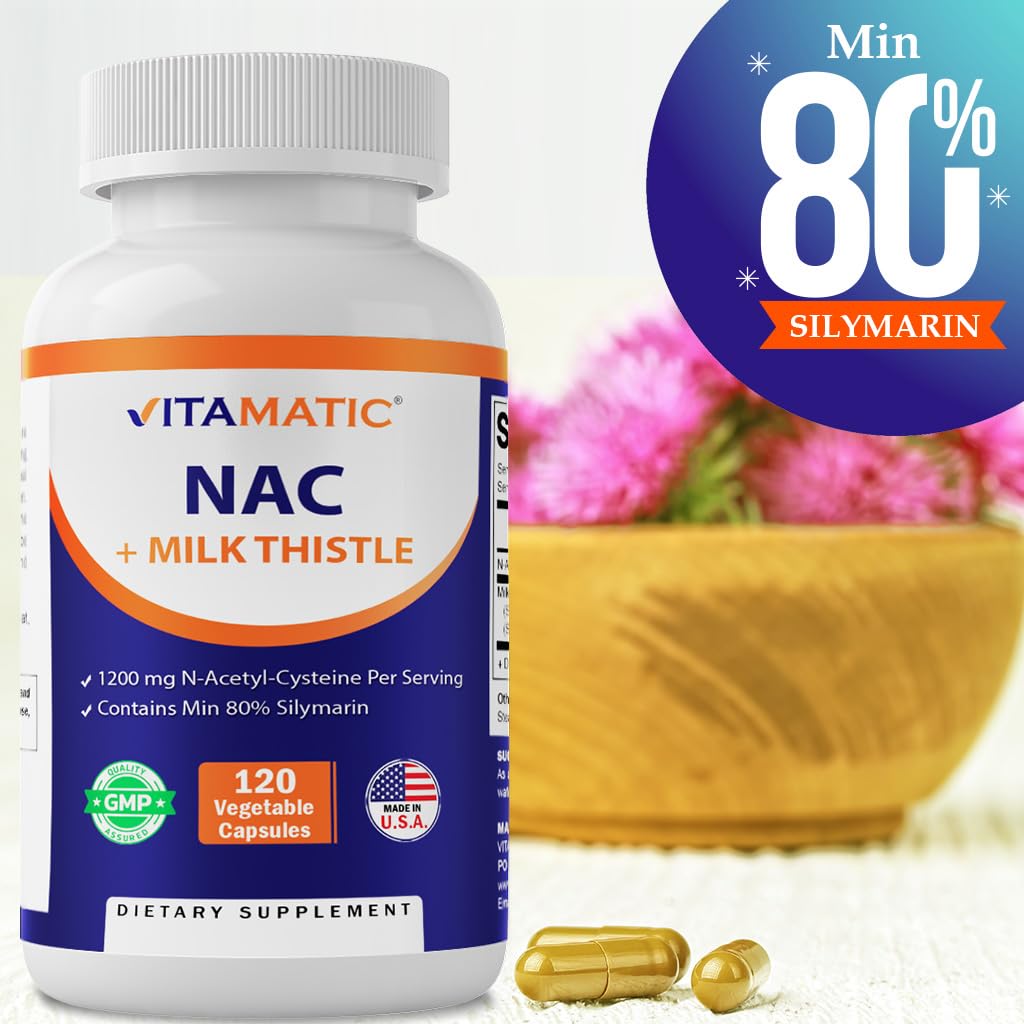 Vitamatic NAC Immune Support visual suggesting daily resilience.