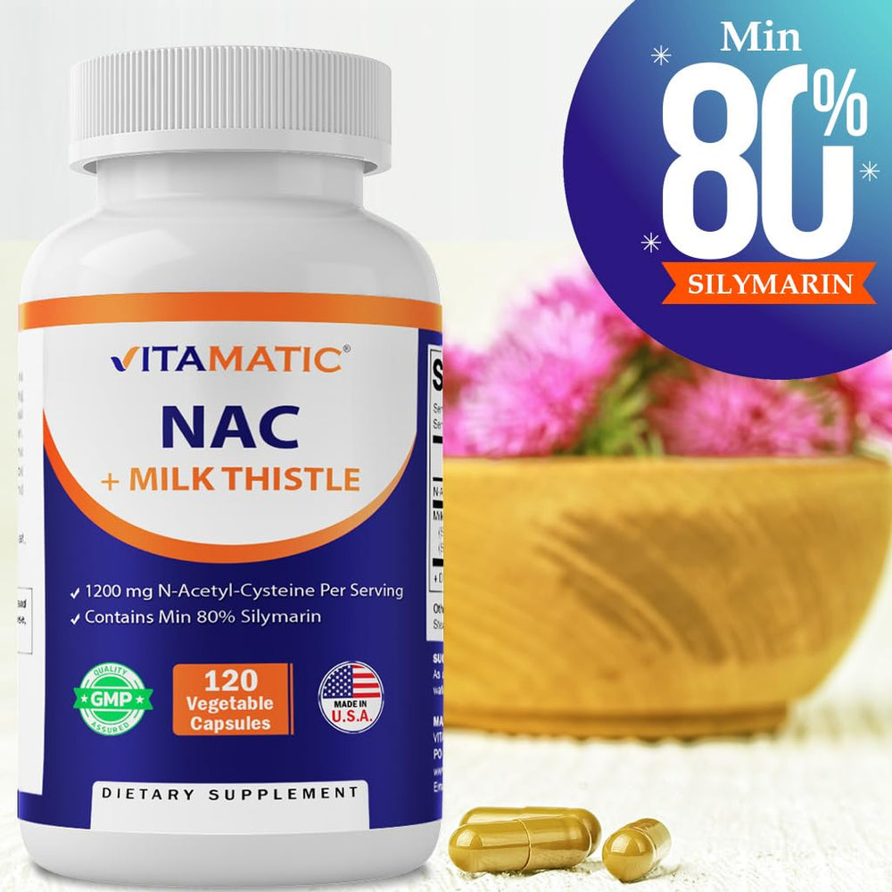Vitamatic NAC Immune Support visual suggesting daily resilience.