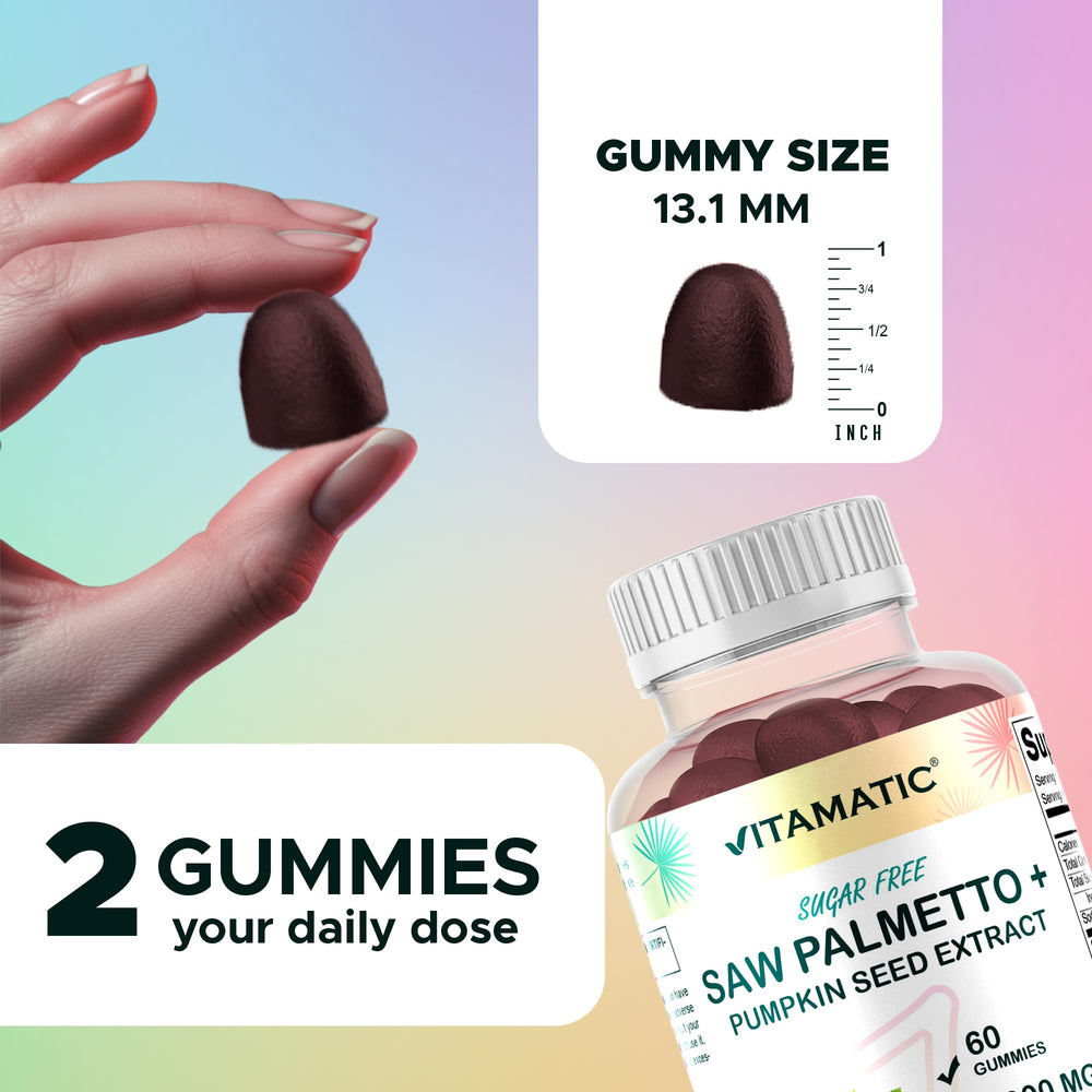 Vitamatic gummy design featuring omega-3 and phytosterols benefits