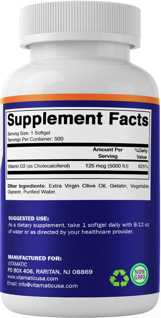 Vitamatic bottle packaging highlighting sustainable, eco-friendly design.