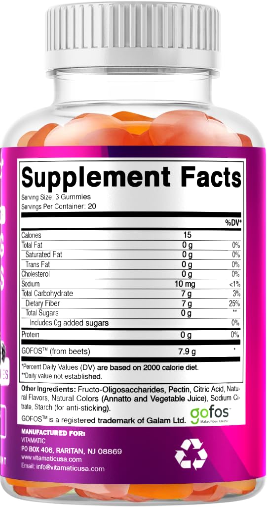 Vitamatic zero sugar and allergen-free claim visible on packaging