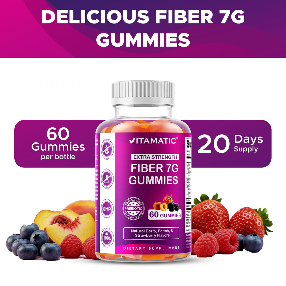 Vitamatic ingredients beet-derived FOS highlight plant-based fiber source.