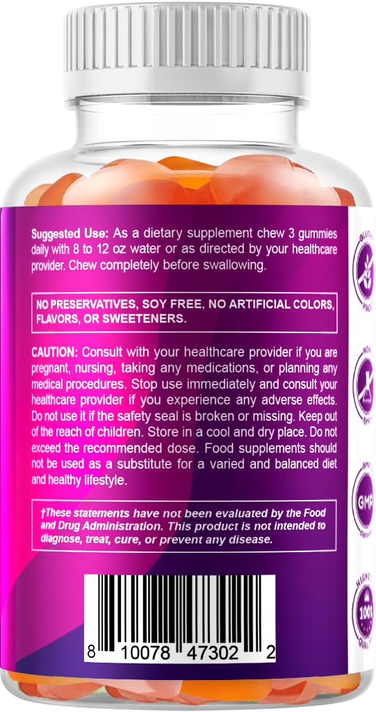 Vitamatic serving idea featuring gummies as part of a daily routine.