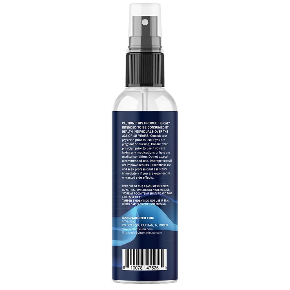 Vitamatic magnesium oil spray provides post-workout massage relief.