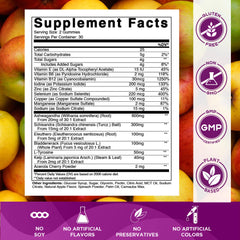 Vitamatic thyroid gummies close-up reveals chewy texture and natural apple taste